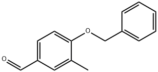4-(ベンジルオキシ)-3-メチルベンズアルデヒド 化学構造式