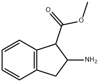 1H-Indene-1-carboxylicacid,2-amino-2,3-dihydro-,methylester(9CI) 结构式