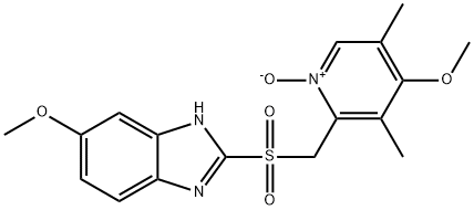 オメプラゾールスルホンN-オキシド 化学構造式