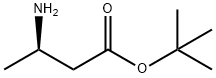 (3R)-3-氨基丁酸叔丁酯 结构式