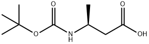 (S)-N-Boc-3-aminobutyric acid Struktur