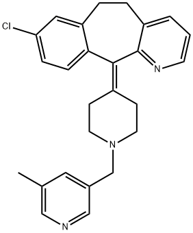 富马酸卢帕他定 结构式