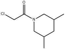 Piperidine, 1-(chloroacetyl)-3,5-dimethyl- (9CI) Struktur