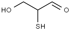 2-Mercapto-3-hydroxypropanal Struktur