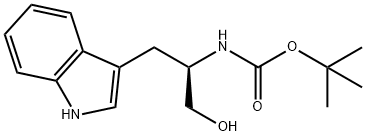 N-BOC-D-色氨醇 结构式