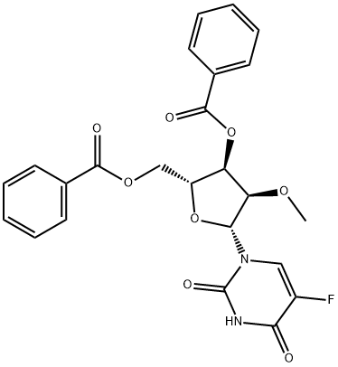 3',5'-DI-O-BENZOYL-5-FLUORO-2'-O-METHYLURIDINE,158966-44-0,结构式