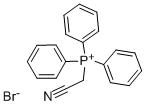 (CYANOMETHYL)TRIPHENYLPHOSPHONIUM BROMIDE Structure