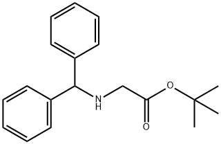 BenzhydrylaMinoacetic Acid tert-Butyl Ester Struktur