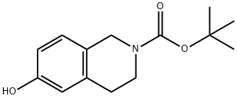 TERT-BUTYL 6-HYDROXY-3,4-DIHYDROISOQUINOLINE-2(1H)-CARBOXYLATE Structure