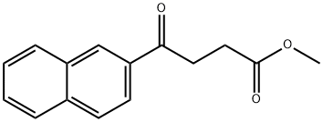 4-氧代-4-(2-萘基)丁酸甲酯 结构式