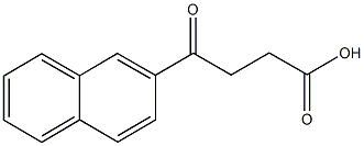4-(2-萘基)-4-氧代丁酸, 1590-22-3, 结构式