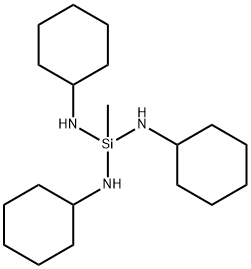 甲基三(环己氨基)硅烷 结构式