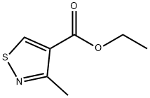 3-甲基异噻唑-4-甲酸乙酯, 15901-51-6, 结构式