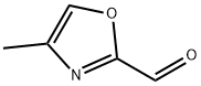 4-メチル-1,3-オキサゾール-2-カルブアルデヒド 化学構造式