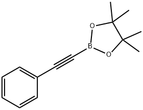 2-苯基-1-乙炔基硼酸频那醇酯,159087-45-3,结构式