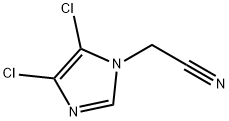 2-(4,5-二氯-1H-咪唑-1-基)乙腈, 159088-44-5, 结构式