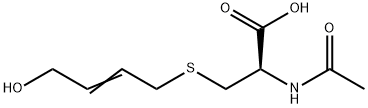 N-Acetyl-S-(4-hydroxy-2-buten-1-yl)- Struktur