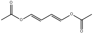 (1E,3E)-1,4-ジアセトキシ-1,3-ブタジエン 化学構造式