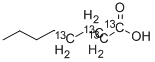 OCTANOIC-1,2,3,4-13C4 ACID Structure