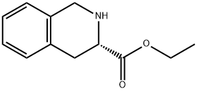 1,2,3,4-TETRAHYDRO-ISOQUINOLINE-3-CARBOXYLIC ACID ETHYL ESTER Structure