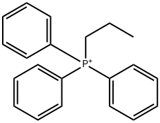 トリフェニル(プロピル)ホスホニウム 化学構造式