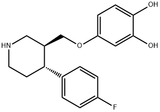 Desmethylene Paroxetine Hydrochloride Salt 化学構造式