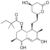 3',5'-二氢二醇辛伐他汀(非对映体的混合物),159143-77-8,结构式