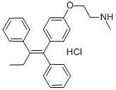 N-Desmethyl Tamoxifen Hydrochloride Structure