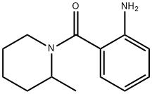 2-[(2-メチル-1-ピペリジニル)カルボニル]アニリン 化学構造式