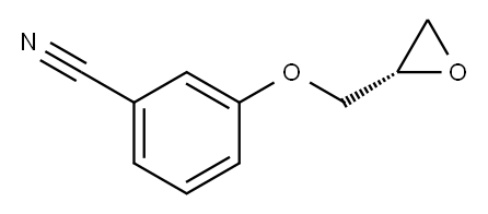 (S)-3-(OXIRAN-2-YLMETHOXY)BENZONITRILE 结构式