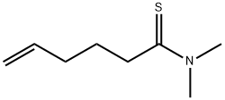 5-Hexenethioamide,  N,N-dimethyl- Structure