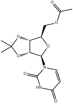 2',3'-O-(isopropylidene)uridine 5'-acetate 结构式