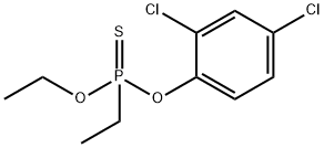 Ethylthiophosphonic acid O-ethyl O-(2,4-dichlorophenyl) ester 结构式