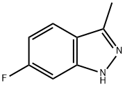 3-甲基-6-氟-吲唑, 159305-16-5, 结构式