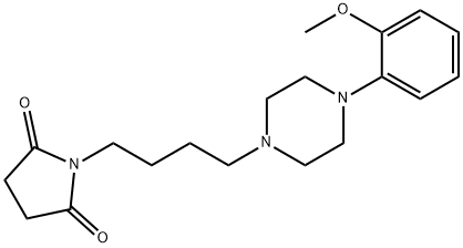 1-(2-METHOXYPHENYL)-4-(4-SUCCINIMIDOBUTYL)PIPERAZINE DIHYDROCHLORIDE 化学構造式