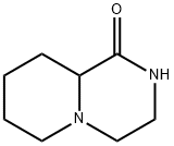 ヘキサヒドロ-2H-ピリド[1,2-a]ピラジン-1(6H)-オン 化学構造式
