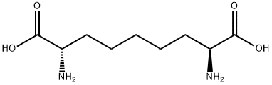 (8S,2S)-Diaminononanedioic acid Struktur