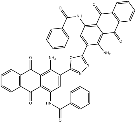 N,N'-[1,3,4-オキサジアゾール-2,5-ジイルビス(4-アミノ-9,10-ジヒドロ-9,10-ジオキソ-3,1-アントラセンジイル)]ビスベンズアミド