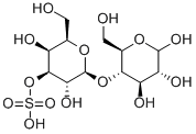 Lactose3'-sulfate Struktur