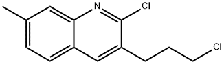2-CHLORO-3-(3-CHLOROPROPYL)-7-METHYLQUINOLINE 结构式
