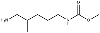 Carbamic  acid,  (5-amino-4-methylpentyl)-,  methyl  ester  (9CI) Struktur