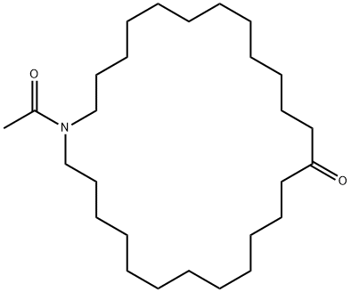 1-Acetyl-1-azacyclohexacosan-14-one Struktur