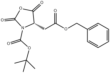 BOC-ASP(OBZL)-N-CARBOXYANHYDRIDE Structure