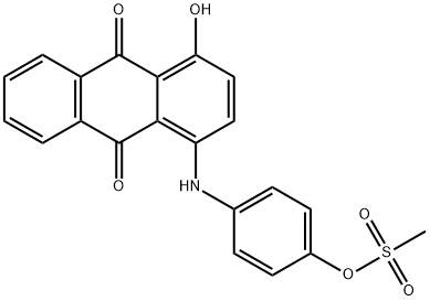 1-hydroxy-4-[[4-[(methylsulphonyl)oxy]phenyl]amino]anthraquinone|