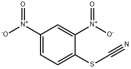 チオシアン酸 2,4-ジニトロフェニル 化学構造式