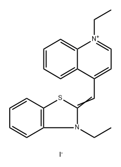 1,3'-DIETHYL-4,2'-QUINOLYLTHIACYANINEIODIDE Struktur