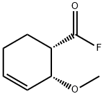 3-Cyclohexene-1-carbonyl fluoride, 2-methoxy-, (1S-cis)- (9CI) Struktur