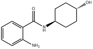 trans-2-amino-N-(4-hydroxycyclohexyl)benzamide Struktur