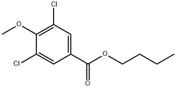 N-BUTYL-3,5-DICHLORO-4-METHOXYENZOATE Structure
