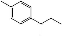1-甲基-4-(1-甲基丙基)苯 结构式